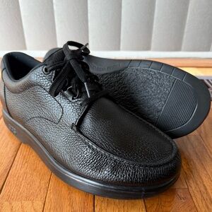 SAS Bout Time Oxford Leather Shoes Black Men’s Size 12W - Made in USA